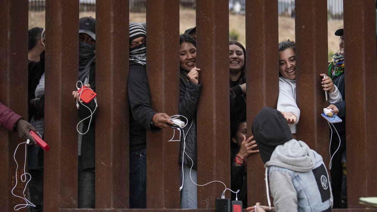 Inmigrantes en la frontera