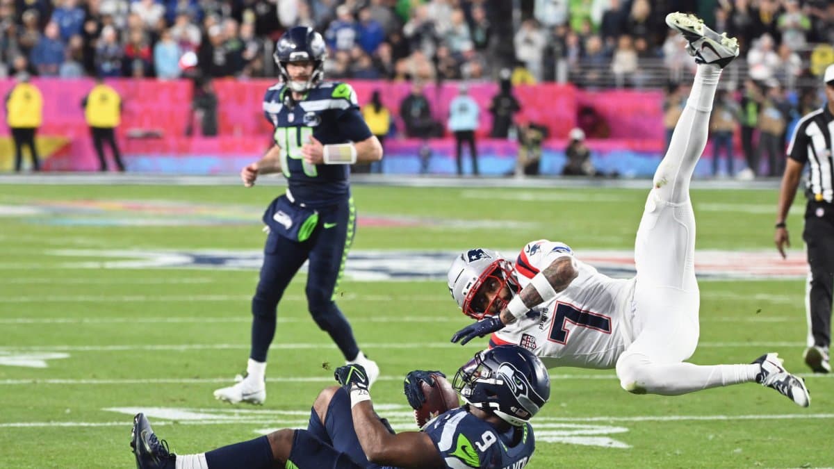 Los Seahawks, durante un partido