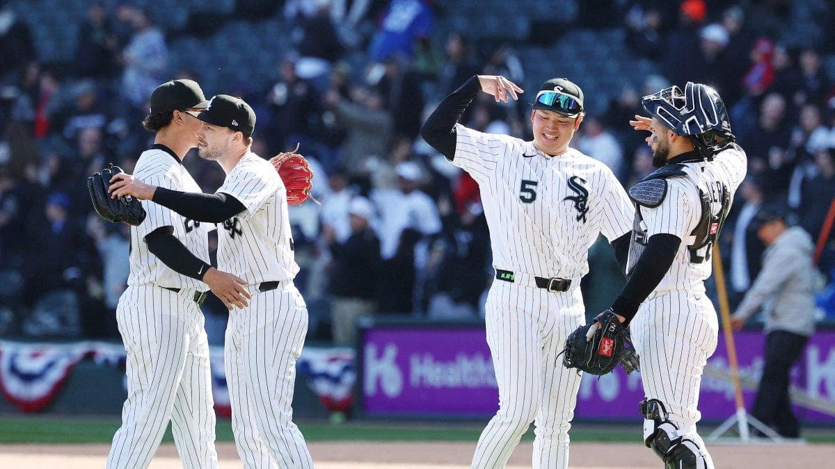Los Medias Blancas de Chicago celebran un triunfo en la temporada 2026. Imagen de archivo