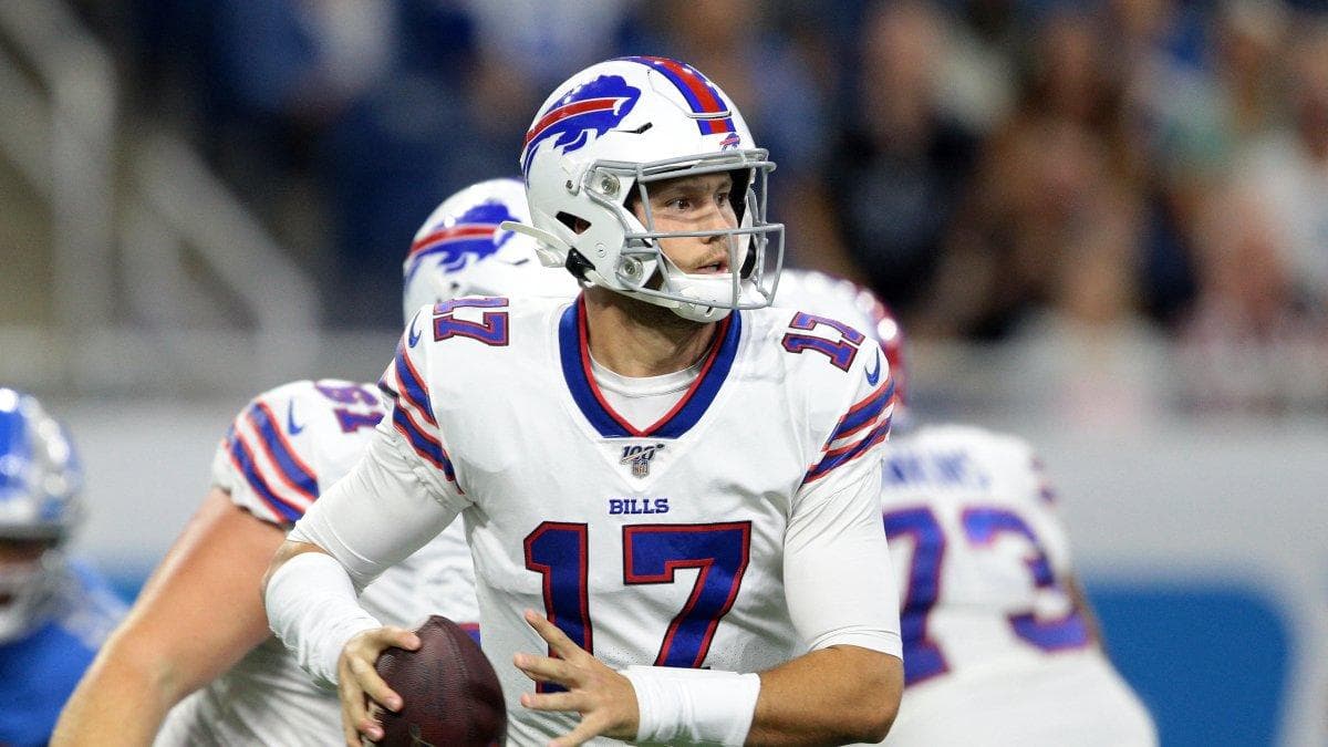Josh Allen, durante un partido