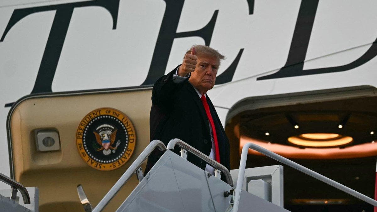 Donald Trump en Anchorage, Alaska/ Kent NISHIMURA