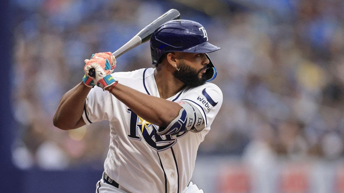 Junior Caminero, jugador de los Rays de Tampa Bay