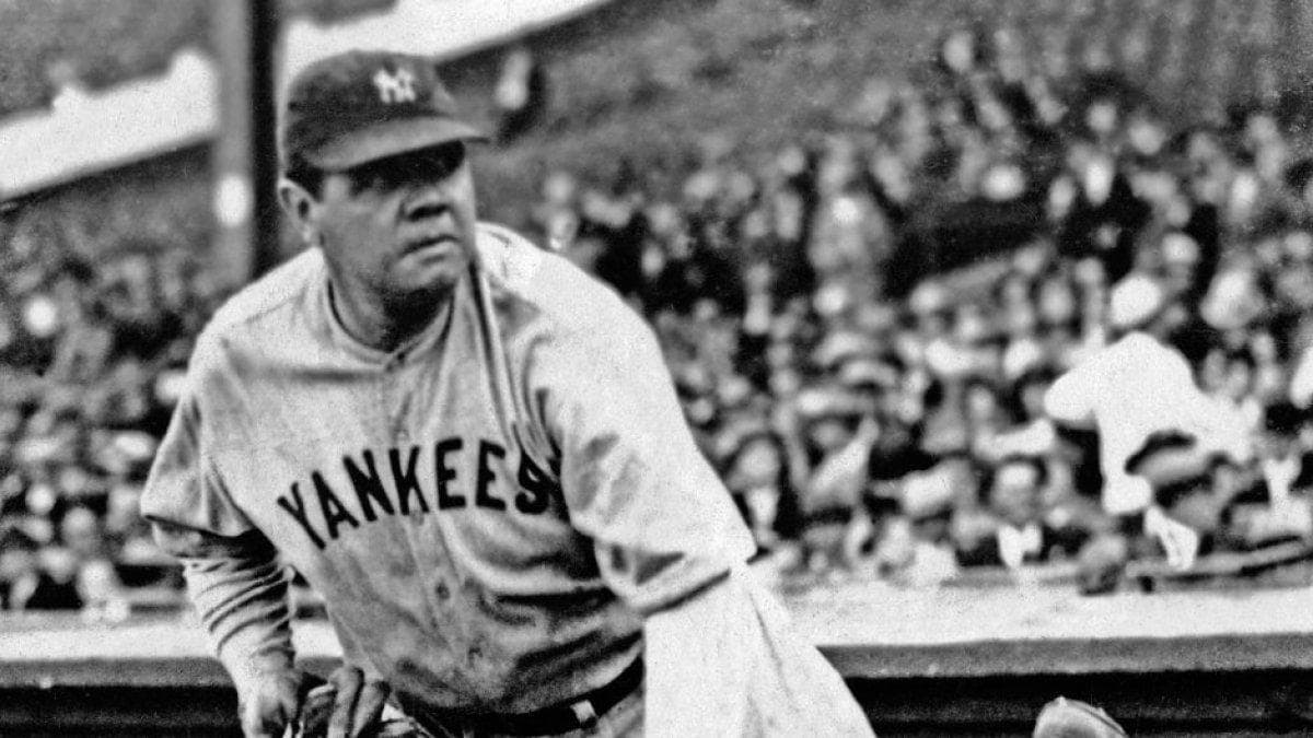 Babe Ruth, former baseball player, during a game with the New York Yankees in 1930 (file photo).