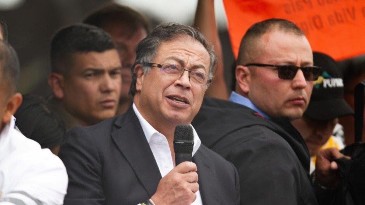 Gustavo Petro, the president of Colombia who entered the ranking of the most influential people of 'Time' magazine.