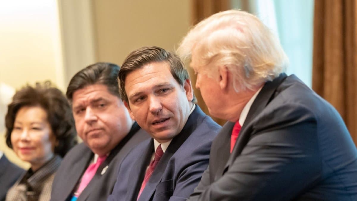 Ron DeSantis y Donald Trump (Trump White House Archived/Flickr)