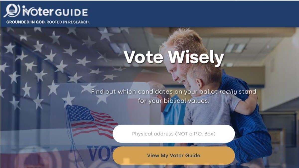iVoterGuide screenshot - página web