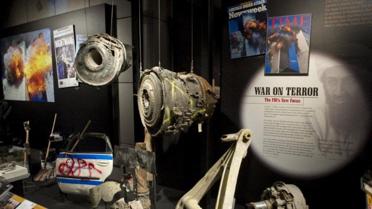 Some objects left at the scene of the 9/11 attack
