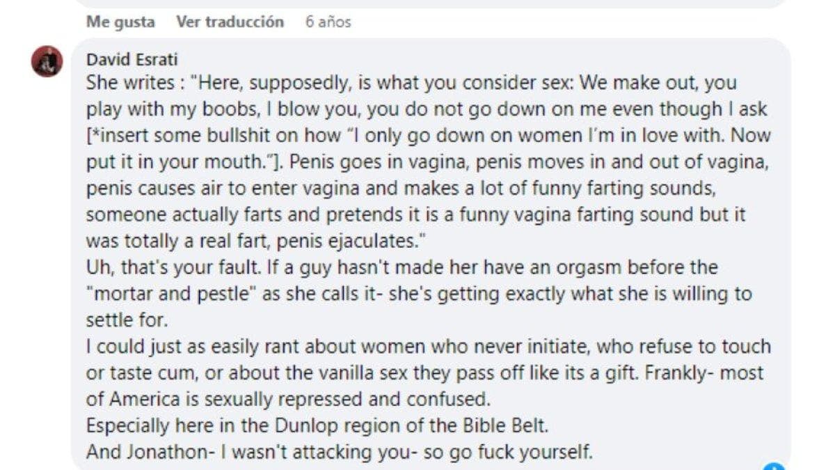 Facebook, David Esrati