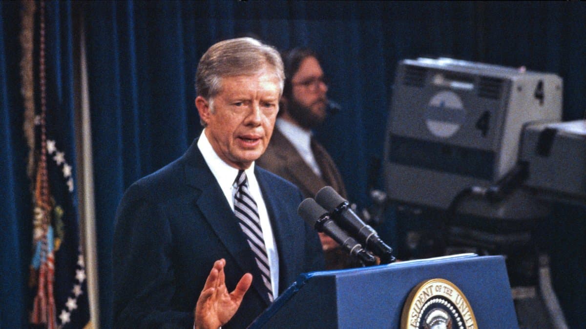 El presidente Jimmy Carter