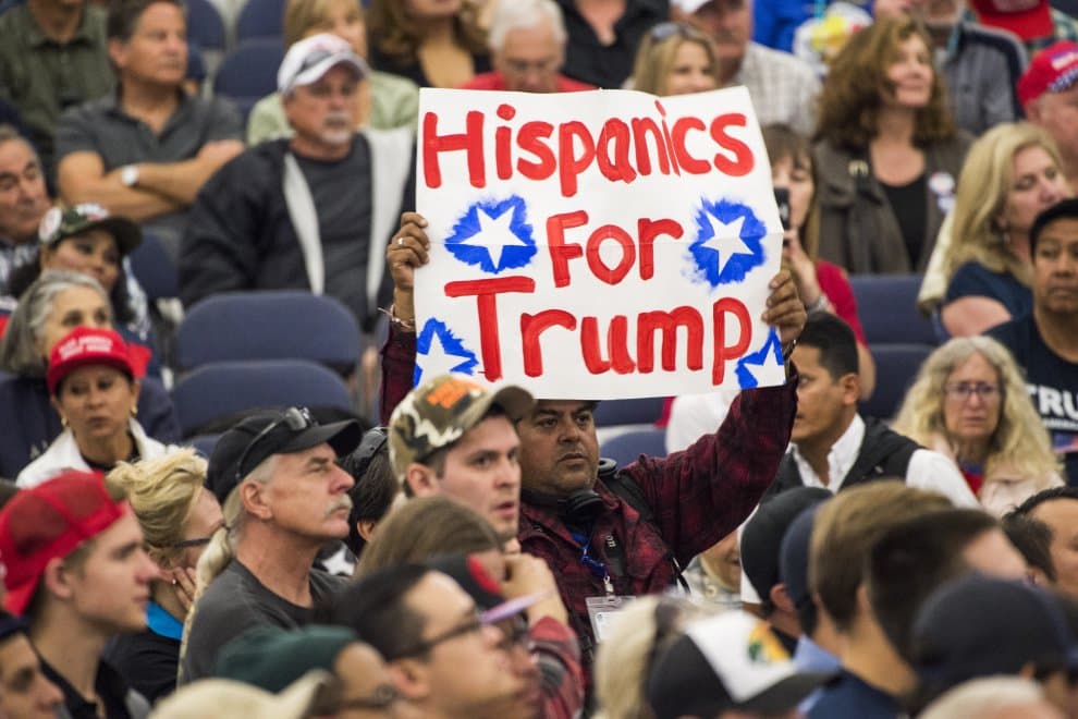 Evento de hispanos a favor de Trump en California/ Robyn Beck