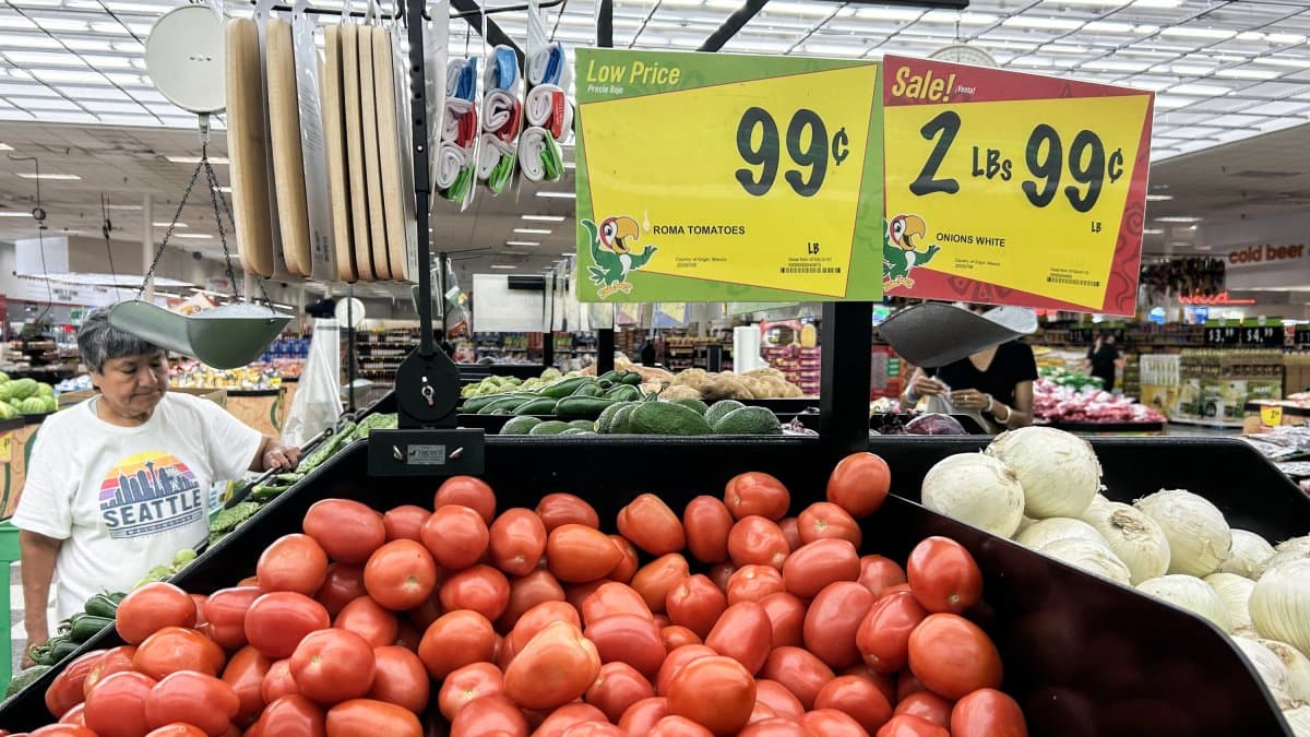 Supermercado en Houston, Texas-Imagen de Archivo