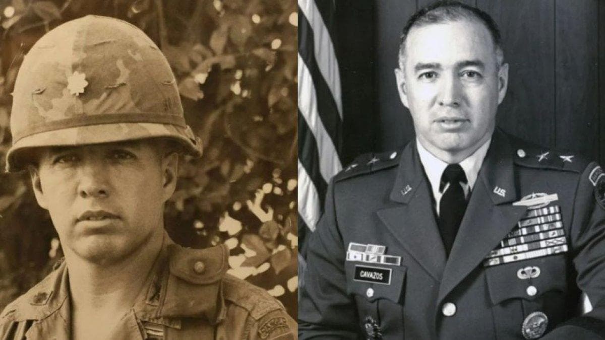 Gen. Richard Cavazos, a serviceman whom the Navy honored by renaming Fort Hood as Fort Cavazos.