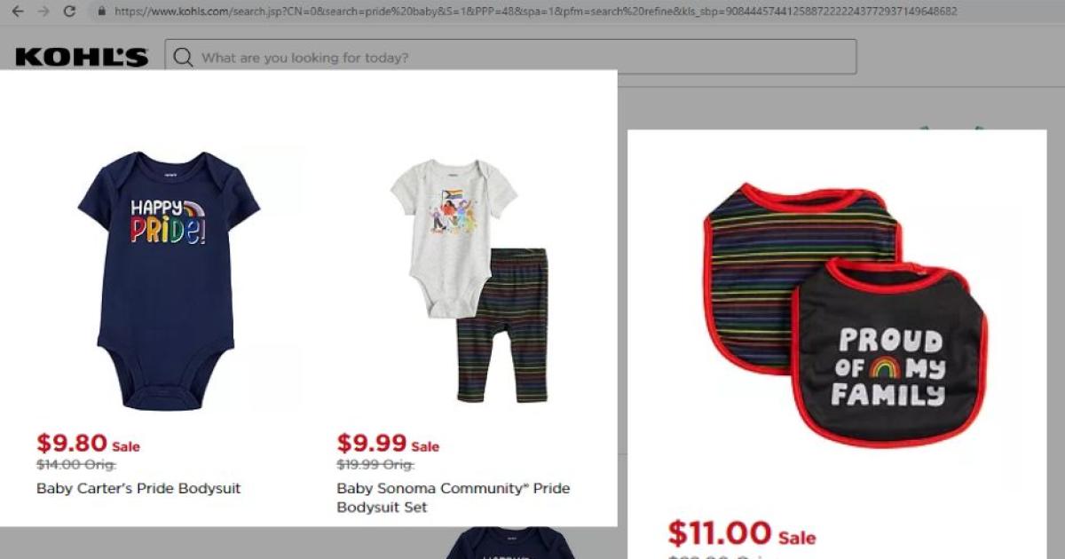 Kohl s sigue los pasos de Target y lanza una coleccion LGBT para bebes