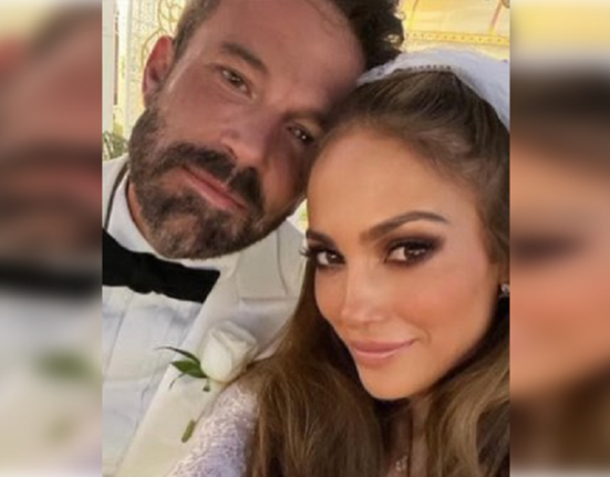 Jennifer López y Ben Affleck tras casarse en Las Vegas