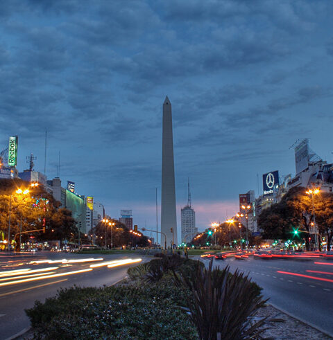 El Obelico de Buenos Aires.