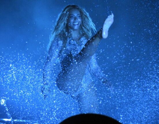 Imágenes de la gira 'The Formation World Tour' de Beyonce, concretamente durante el conciertoen el Levi's Stadium de Santa Clara, California en 2016.