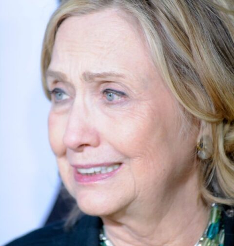 Hillary Clinton en la campaña 'We feed people'. Foto: Cordonpress.