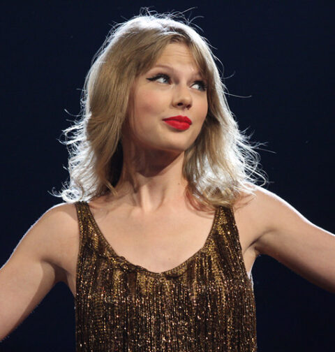 Taylor Swift, durante un concierto en Australia.