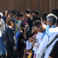 Inmigrantes ilegales. Frontera EEUU, México