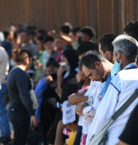 Inmigrantes ilegales. Frontera EEUU, México