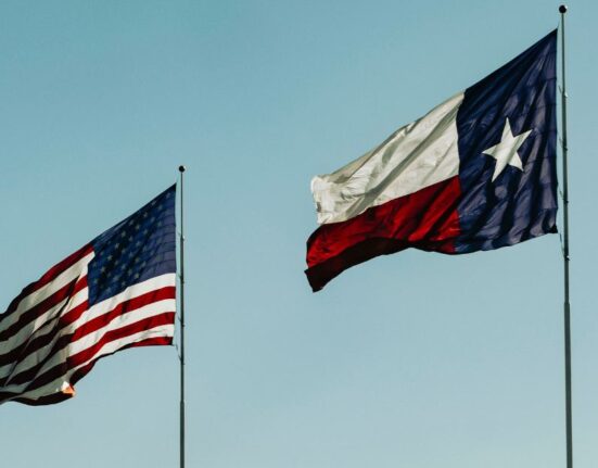 Bandera EEUU, Texas