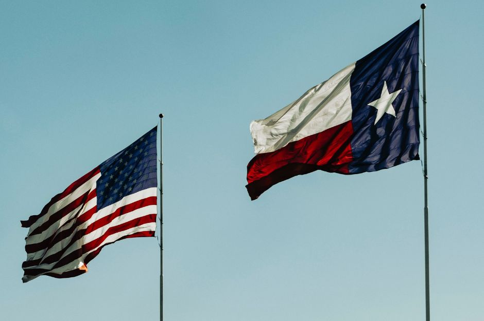 Bandera EEUU, Texas