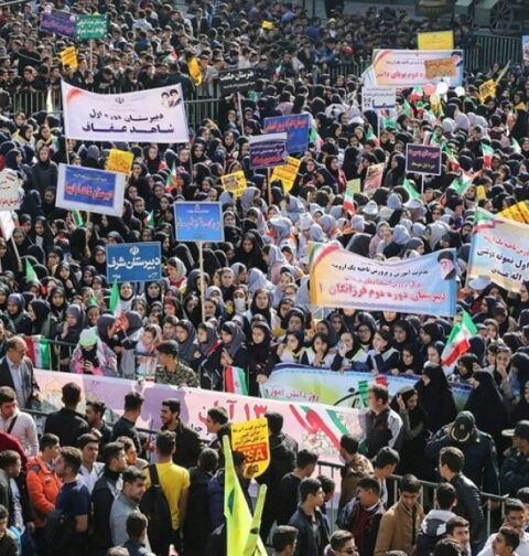 Miles de manifestantes protestan en Teherán (Irán) en 2019. Imagen de archivo.