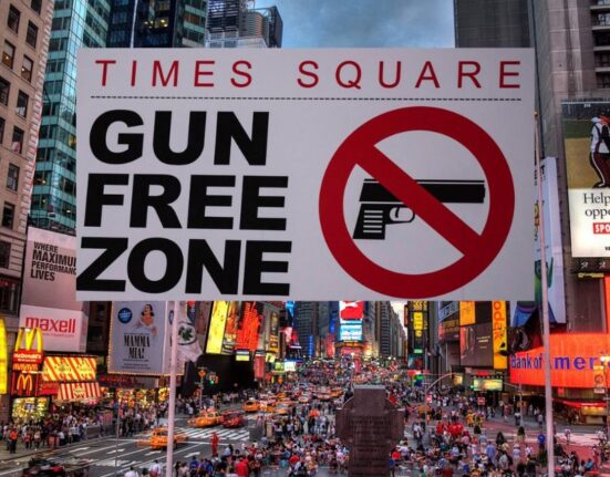 TImes Square Gun Free Zone