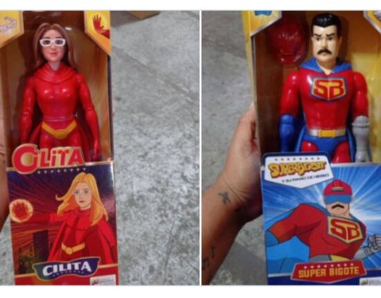 Súper bigote y Cilita, Nicolás Maduro y Cilia Flores