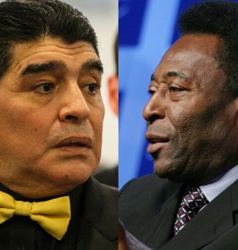 Diego Armando Maradona y Pelé