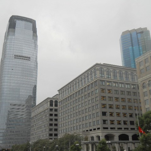 La torre de Goldman Sachs en Nueva Jersey.