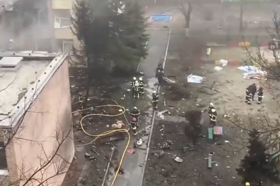 Accidente helicóptero Ucrania