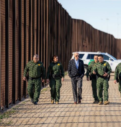 Biden en la frontera. El Paso (Texas)