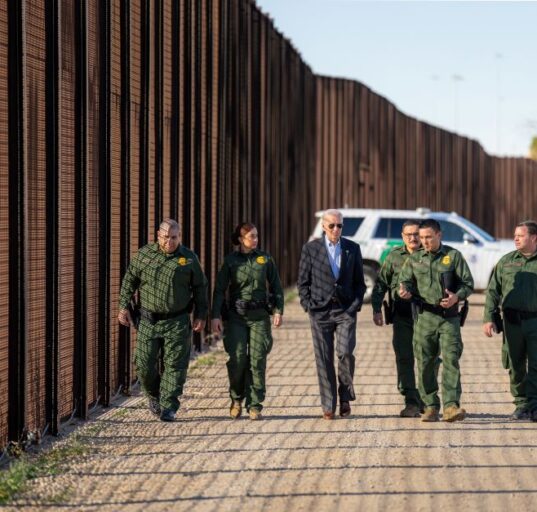 Biden en la frontera. El Paso (Texas)