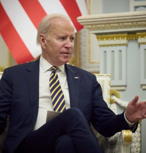 Joe Biden en Ucrania por primera vez desde el comienzo de la invasión rusa a gran escala.