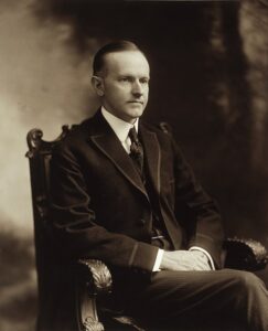 Retrato de Calvin Coolidge)