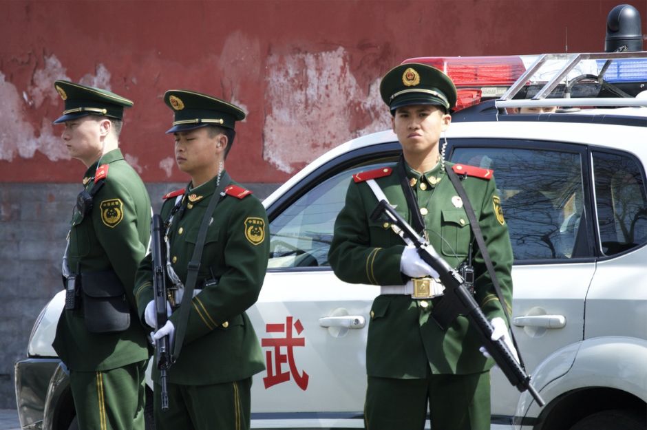 Imagen de archivo de unos soldados del ejército chino.