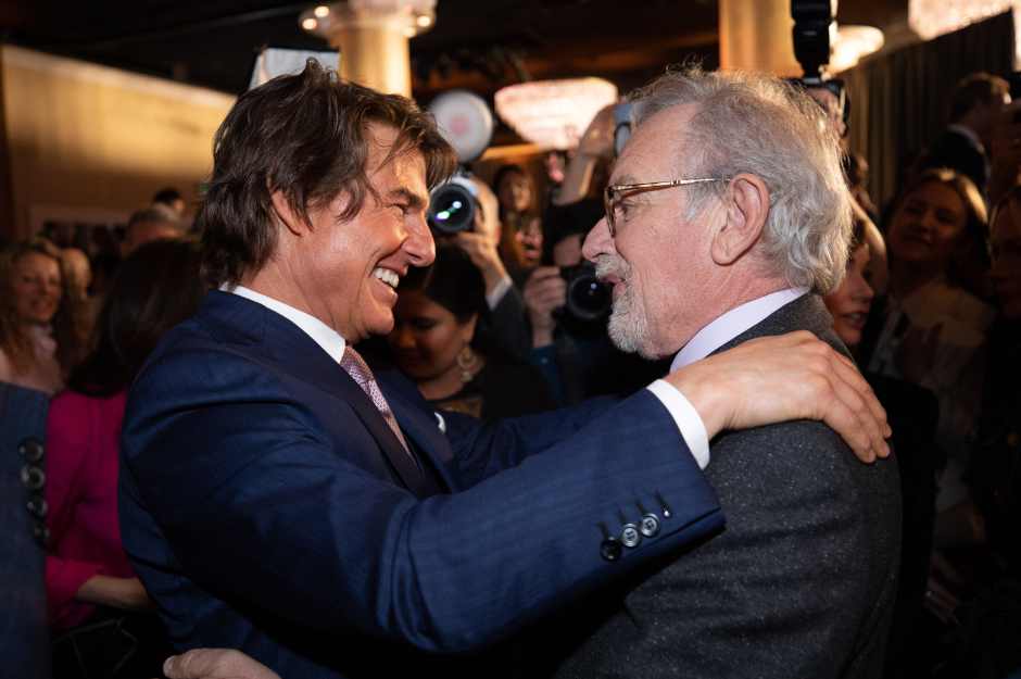 Tom Cruise and Steven Spielberg at the Academy Luncheon Ceremony