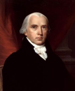Retrato oficial de James Madison.