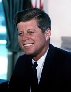 Retrato de John F. Kennedy.