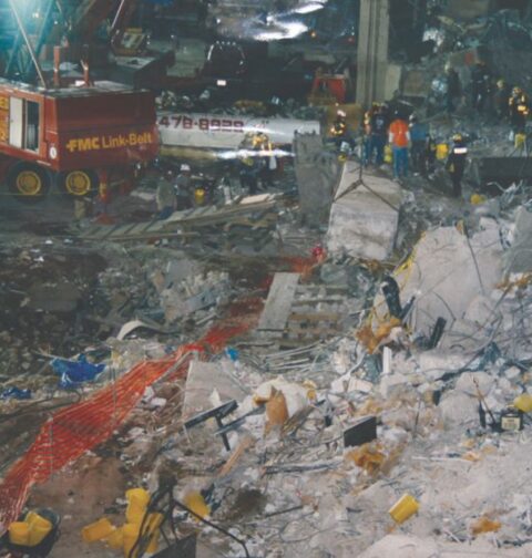 Atentado yihadista contra el World Trade Center el 26 de febrero de 1993. Seis personas murieron y se reportaron más de 1.000 heridos (Imagen de archivo).