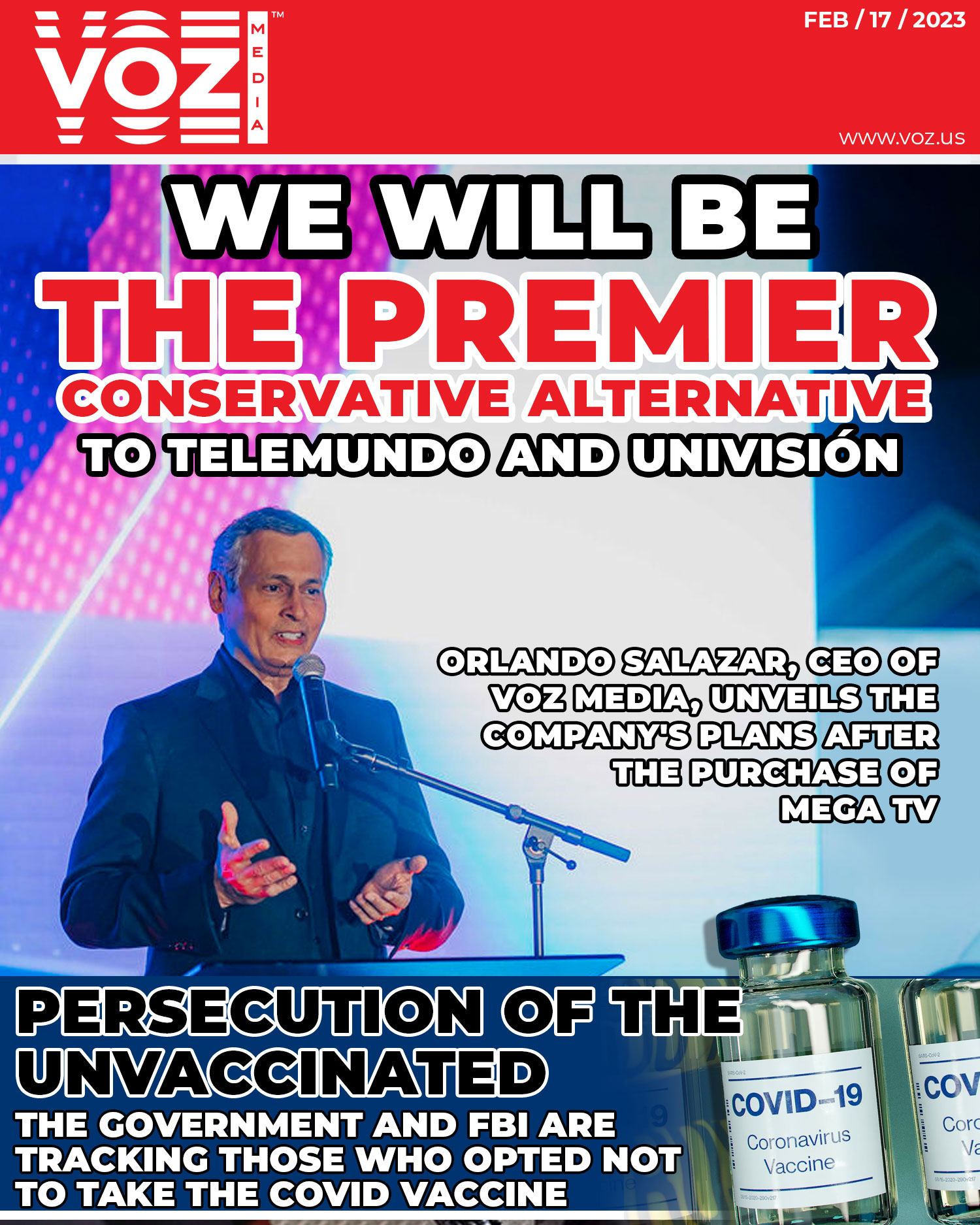 Cover of Voz Media February 17, 2023