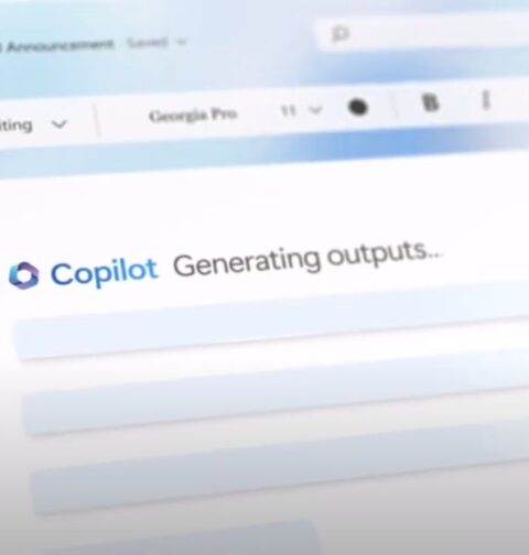 Captura de pantalla del vídeo de presentación de Copilot, la nueva herramienta de Inteligencia Artificial de Microsoft.