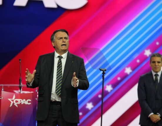 El expresidente de Brasil Jair Bolsonaro en la CPAC