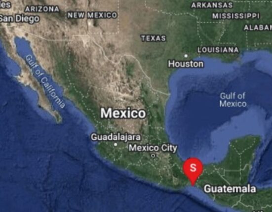 Zona del terremoto registrado en México