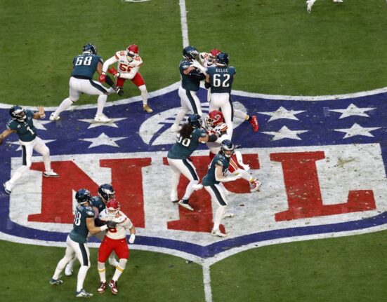 Super Bowl LVII. Imagen de la gran final de la NFL que enfrentó a los Kansas City Chiefs y a los Philadelphia Eagles.